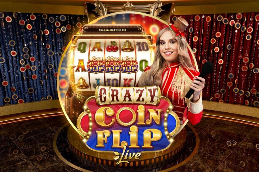 Crazy Coin Flip (Evolution): Jogar Online com Dinheiro Real